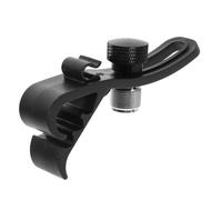 TOYANDONA Pince De Micro Pour Batterie Noire Réglable En Plastique, Clip De Montage Antichoc Compatible Filetage 5/8, S'adapte Aux Bords De Caisse Claire Et Tambours, Usage Batterie Professionnel