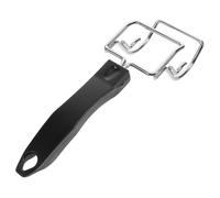 TOYANDONA Pince Extractrice Acier Inoxydable pour Plaque Chaude Accessoire BBQ Polyvalent Outil de Cuisine Compact et Sûr pour Camping Gril Extérieur et Four Électrique