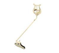 TOYANDONA Pince Lyre pour Saxophone Alto et Soprano Droit Support Vertical Solide pour Musique Accessoire pour Musiciens Marche Clip Doré Facile à Fixer