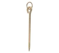 TOYANDONA Piquet D’Attache Robuste 30 Cm pour Chiens de Grosse Taille et Bétail, Ancrage Sol en Métal pour Extérieur, Fixation Sécurisée pour Laisse et Utilisation Agricole