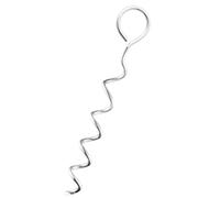 TOYANDONA Piquet d'attache pour Chien en Métal Renforcé Poignée Ergonomique Piquet Spirale pour Sol Dur pour Camping Et Jardin Accessoire Extérieur pour Animaux