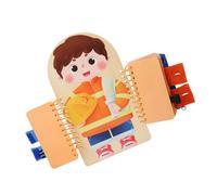 TOYANDONA Planche Activités Bois Montessori Multi-Couches pour Tout-Petits Ans Éducatif Sensoriel pour Motricité Fine et Apprentissage Actif