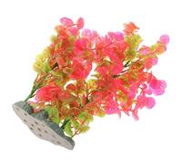 TOYANDONA Plante Aquarium Artificielle Décorative Réaliste Feuillage Rose Délicat Décor Naturel pour Aquarium Maison et Bassin Poissons Matériau sans Pollution
