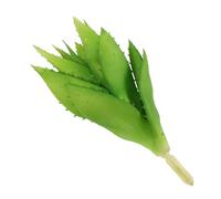 TOYANDONA Plante Artificielle Décoration Faux Aloe Vera pour Bureau et Maison Entretien Facile Aspect Réaliste