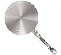 TOYANDONA Plaque Adaptateur Induction Acier Inoxydable pour Cuisinière Gaz et Électrique Diffuseur de Chaleur Résistant Accessoire Essentiel de Cuisine Compact et Facile à Ranger