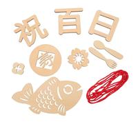 TOYANDONA Plaque Bois Commémorative Jours Accessoire Photo pour Cadeau Anniversaire et Souvenir de Croissance