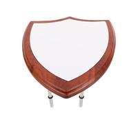 TOYANDONA Plaque Compatible DIY Base Vide Marron en Bois de Bouclier pour Trophée et Préservation des Réalisations pour Bureau et Projets Créatifs