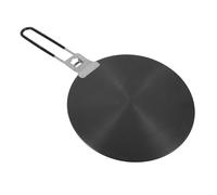 TOYANDONA Plaque de Cuisson en Aluminium Noir Diffusion de Chaleur et Surface Antidérapante, Accessoire Indispensable Cuisine et Présent de Pendaison de Crémaillère