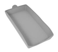 TOYANDONA Plaque de Cuisson en Silicone Réutilisable, Antiadhésive, Rectangulaire Grise 30 X 14,5 X 4,8 Cm, Tapis Cuisson pour Four Multifonction, pour Viandes, Légumes et Pâtisseries