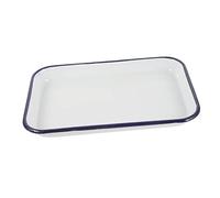 TOYANDONA Plaque de Cuisson Rectangulaire Émaillée Résistante Chaleur Antiadhésive pour Pâtisserie Rôtissage et Cuisson Au Four Facile à Nettoyer et Durable