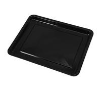 TOYANDONA Plaque de Four Émaillée Noire Brillante Plateau Pâtisserie Antiadhésif Multifonction Plateau de Cuisson Rectangle Compatible Four Domestique et Professionnel Résistant et Facile à