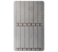 TOYANDONA Plaque de Sauvegarde Matérielle en Acier Inoxydable, 24 Mots | Gravure Précise, Finition Anti-abrasion, Surface Résistante aux Rayures, pour Voyageurs et Coffre
