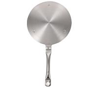 TOYANDONA Plaque Diffuseur Chaleur Induction en Acier Inoxydable 20 Cm Adaptateur pour Ustensiles Cuisine Compatible Cuisinière Gaz et Électrique