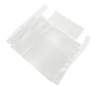 TOYANDONA Plaques de Fabrication de Paquet à Crocheter Diy, Lot de 2 Sets de Ensembles 7 Feuilles Quadrillées en Plastique, Matériau Solide, pour Création de Paquet Tissés et Accessoires