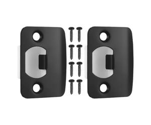 TOYANDONA Plaques de Gâche Installation Facile, Résistance aux Conditions Difficiles en Acier Inoxydable 2pcs pour Porte Adaptées aux Portes Intérieures et Extérieures