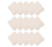TOYANDONA Plaques de Mica Résistantes à Haute Température pour Micro-ondes, Dimensions 118mm X 99mm, Lot de 15 Pièces Argentées, Adaptées Usage Domestique et Commercial