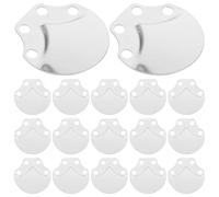 TOYANDONA Plaques d'Écailles en Métal Argenté Miroir 100 Pcs pour Fabrication d'Armures Médiévales Matériel de Cosplay Chevalier Fournitures pour Costumes Historiques et Jeux de Rôle