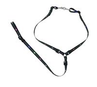 TOYANDONA Plastron Cheval LED Réglable avec Corde de Traction Résistante Couleurs et Modes Lumineux Collier Étanche pour Équitation