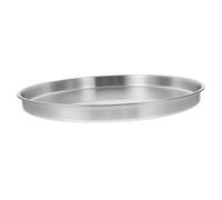 TOYANDONA Plateau Acier Inoxydable Assiette Rangement Métal Plateau Service Alimentaire Vide-Poche Décoration Coiffeuse