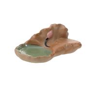 TOYANDONA Plateau Céramique pour Pots de Plantes Soucoupe Lotus pour Fleurs Pratique et Décoratif pour Intérieur et Extérieur Compatible avec Pots de Bonsai et Multitude de Styles de