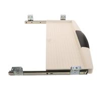 TOYANDONA Plateau de Rangement Multifonctionnel en Plastique et Fer Rallonge de Bureau Tiroir Coulissant Table, Résistant à l'usure, 1 Set pour Clavier