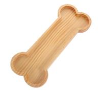 TOYANDONA Plateau de Service en Matière Naturelle Forme Os Plateau Snack pour Fruits et Apéritifs Ustensiles Incassables pour Cuisine et Salon Utilisation Intérieure et Extérieure