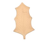 TOYANDONA Plateau en Bois Brut de Feuille, Décoratif, Non Peint | Surface Ponçable, Teinte Diy, Rangement D’objets, pour Commode et Chevet