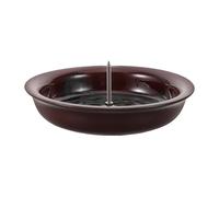 TOYANDONA Plateau Porte-bâtonnets de Moxa en Céramique Résistante, Cendrier Fixe 11,5 Cm, Support Stable pour Bâtonnets et Cônes de Moxibustion, Adapté à L’aromathérapie et Médecine