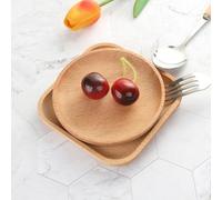 TOYANDONA Plateau pour Desserts et Fruits Plat Polyvalent pour Cuisine et Service Design Naturel Facile à Nettoyer pour Réception et