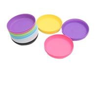 TOYANDONA Plateau pour Pots de Fleurs Rond en Plastique 20 Pièces pour Plantes Bac à Eau Robuste aux Chocs pour Jardinière