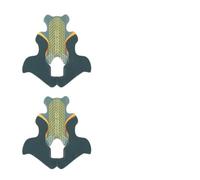 TOYANDONA Plateaux à Ongles en Papier Forme Queue de Poisson 100 Pièces Vert Plateaux Étendus pour Nail Art Accessoires Professionnels et DIY Manucure Guide Précis pour Pose Acrylique et