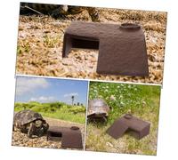 TOYANDONA Plateforme de Basking pour Tortue avec Rampe Escalade Accessoire pour Aquarium de Tortues Design Innovant et Adaptable Espace de Cachette Sécurisé pour Reptiles