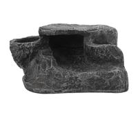 TOYANDONA Plateforme De Basking pour Tortues Rampes De Grimpe Et Caverne Cachée pour Habitat Reptile Décorations De Réservoir Aquatique Et Accessoires pour Aquarium