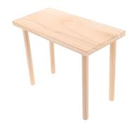 TOYANDONA Plateforme en Bois pour Cage à Hamster avec Pieds - Support D’Escalade 15x25 Cm, Hauteur 18 Cm - Aire de Jeux pour Petits Animaux, en Bois pour Hamster Nain et Gerbille,