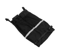 TOYANDONA Poche à Oxygène pour Fauteuil Roulant, Support de Bouteille D'oxygène Portable en Tissu Oxford Noir, Double Cylindre, Fenêtre Transparente, pour Seniors et Déplacements