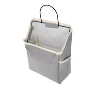 TOYANDONA Poche de Rangement Mural Suspendue en Toile Grise Paquet de Rangement Simple Polyvalent pour Chambre Cuisine Organisateur Mural Pratique pour Divers Articles Solution Compacte