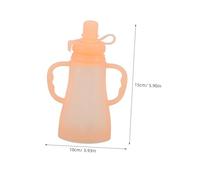 TOYANDONA Poches Alimentaires Réutilisables Silicone pour Purée Tube Yaourt Rechargeable Résistantes et Faciles à Nettoyer Rangement pour Lait Maternel et Smoothies Sans Squeeze Couleur