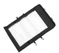 TOYANDONA Pochette à Cartes Imperméable Pliable Auto-scellante en PVC Blanc | Cartes et Documents, Fermeture Solide, Résistante au Sel, Bandoulière Incluse, Usage Extérieur