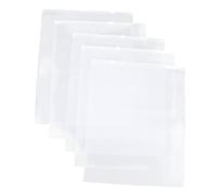 TOYANDONA Pochette de Rangement pour Chaussures en Plastique Transparent, Lot de 5 Paquet à Chaussures Réutilisables, Résistant à L’Eau, Pliable pour Voyage et Stockage, Taille Moyenne