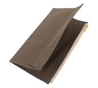 TOYANDONA Pochette Zippée pour Carnet de Notes Vert Olive Organiseur de Voyage Léger et Résistant Compartiments Multiples Étui Portable pour Agendas et Fournitures de Bureau