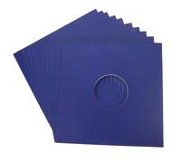 TOYANDONA Pochettes Extérieures de Disques Vinyle 12 Pouces pour Collectionneurs, Protection Anti-poussière Résistante en Polypropylène Bleu, Lot de 10 pour Rangement Sécurisé et Usage Prolongé