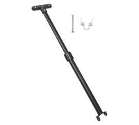 TOYANDONA Poignée Télescopique Noire pour Chariot Pliable de Jardin Extension Réglable et Installation Simple, pour Camping et Jardinage