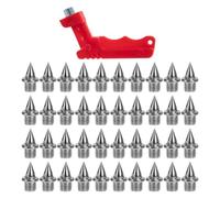 TOYANDONA Pointes D’athlétisme pour Chaussures de Course, 1 Set, Acier Dur, Antirouille, sans Dommage la Surface, pour Saut en Longueur et Sprint 100-400m, Clé