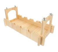 TOYANDONA Pont Bois pour Cage à Hamster Pont Suspendu Intéressant pour Animaux De Compagnie Cachette pour Petits Animaux Escalade Facile à Transporter Ranger