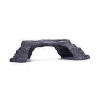 TOYANDONA Pont en Résine pour Tortues Plateforme Solaire en Imitation Pierre Taille Moyenne Ornement pour Aquarium Cachette pour Reptiles pour Tortues Et Lézards