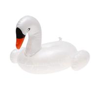 TOYANDONA Porte-bière Gonflable Cygne Blanc, Support Flottant Léger en PVC, Taille Unique, Porte-gobelet Piscine pour Fêtes Aquatiques et Loisirs Estivaux