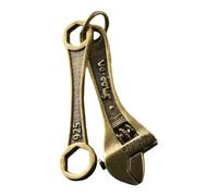TOYANDONA Porte-clés n Métal en Laiton Robuste Pendentif Mini Clé à Molette Accessoire Léger Résistant pour Paquet pour Bricolage