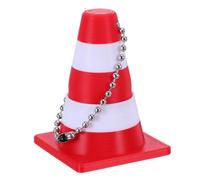 TOYANDONA Porte-clés mini cône de signalisation rouge pour accessoires de | Porte-clés pour sacs à main, petits cônes de signalisation pour fêtes, mini jouets de simulation, convient pour la