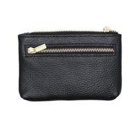 TOYANDONA Porte-Monnaie Cuir Mini Pochette Zippée pour Femme Porte-clés avec Fermeture Éclair pour Ranger Essentiel Style Aléatoire