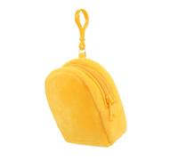TOYANDONA Porte-Monnaie Porte-clés Peluche Coloré Garçon et Filles, Pochette Rangement Compact, Paquet à Monnaie Doux Jaune, Accessoire Pratique Voyage pour Filles et Garçons, Petit Format Kawaii